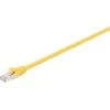 Fuj:tech CAT6A S/FTP -verkkokaapeli, 0.5 m, keltainen