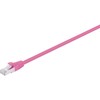 Calvin Klein Fuj:tech CAT6A S/FTP -verkkokaapeli, 0.5 m, vaaleanpunainen