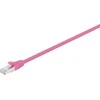 Fuj:tech CAT6A S/FTP -verkkokaapeli, 5 m, vaaleanpunainen