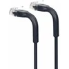 Lolo Pets Classic Fuj:tech CAT6A U/UTP -verkkokaapeli, taipuva, 2m, musta