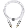 Fuj:tech RCA uros – RCA uros audiokaapeli, 2 m, valkoinen