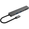 Fuj:tech Slim USB-C Hubi 100 W PD-latauksella, 5 porttia
