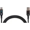 Xrec Fuj:tech USB-A - USB-C -kaapeli LED-näytöllä, 2 m