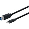 Fuj:tech USB-C 3.0 - USB-B laidas, 1m