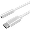 Grizzglass Fuj:tech USB-C - 3.5mm -audioadapteri, valkoinen