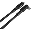 Maybelline Fuj:tech USB-C 90° - USB-C -kaapeli, 3 m, musta