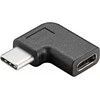 Fuj:tech USB-C -kulma-adapteri, musta