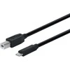 Fuj:tech USB-C - USB-B kabelis, 2m