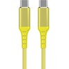 Fuj:tech USB-C - USB-C -kaapeli, 1m, keltainen