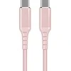 Goki Fuj:tech USB-C - USB-C -kaapeli, 1m, vaaleanpunainen