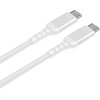 Marvo Fuj:tech USB-C - USB-C -kaapeli, 1m, valkoinen