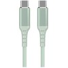 Castorland Fuj:tech USB-C - USB-C -kaapeli, 1m, vihreä