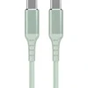 Castorland Fuj:tech USB-C - USB-C -kaapeli, 1m, vihreä