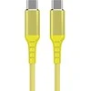 Kaiser Fuj:tech USB-C - USB-C -kaapeli, 2m, keltainen