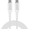 Fuj:tech USB-C - USB-C -kaapeli, 2m, valkoinen
