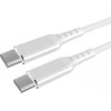 Goobay Fuj:tech USB-C - USB-C -kaapeli, 3m, valkoinen