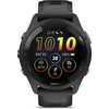 Išmanusis laikrodis Garmin Forerunner 265, Juodas apvadas ir korpusas su juodos ir pilkšvos spalvos silikoniniu dirželiu