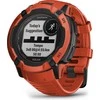 Išmanusis laikrodis Garmin Instinct 2X Solar, Juodos ir raudonos spalvų korpusas su raudonos spalvos dirželiu