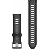 Greitai atsegamas Quick Release Garmin laikrodžio dirželis, 20 mm, Juoda/Skalūno pilka