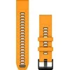 Garmin QuickFit 22mm Silikoninės laikrodžių apyrankės, Oranžinė/grafitas