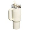 Stanley Termospuodelis su šiaudeliu „The Quencher ProTour Flip Straw Tumbler“ 1,18 l kreminės spalvos