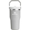 Stiklinė Stanley The Iceflow Flip, šiaudų skonio, uosio spalvos, 0,59 l
