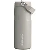 Gertuvė Stanley The IceFlow Flip Straw 2.0 Bottle termospullo, 0,47 l, Ash