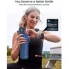 Gertuvė WaterH BOOST Chug Lid älyjuomapullo, 710 ml, Magnetite Mėlyna