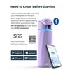 Gertuvė WaterH BOOST Chug Lid älyjuomapullo, 710 ml, violetti