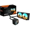 GIGABYTE vandens aušintuvas GAMING 240, 2x120mm, ARGB, LGA1851, AM5, juodas