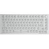 Glorious Klaviatūra GMMK PRO GMMK-P75-RGB-W ANSI US išdėstymas (be klavišų), White Ice