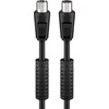 Goobay antenos laidas, 1,5 m, juodas