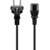Goobay F tipas, CEE 7/7 - C13 maitinimo laidas, 5 m, juodas