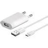 Goobay Micro-USB 5 W pakrovėjas + laidas, 1 m, baltas