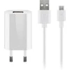 Goobay Micro-USB 5 W pakrovėjas + laidas, 1 m, baltas
