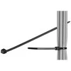 Goobay oro sąlygoms atsparus kabelių raištis 100vnt, plotis 3,5 mm, ilgis 150 mm, juodas