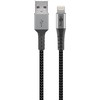 Goobay Textile Lightning - USB laidas, 0,5 m, erdvinis pilkas