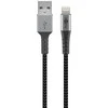 Goobay Textile Lightning - USB laidas, 0,5 m, erdvinis pilkas