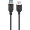 Goobay 3m USB 3.0 SuperSpeed prailginimo laidas, juodas [USB 3.0 kištukas (A tipas) > USB 3.0 lizdas (A tipas)]