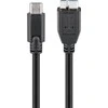 Goobay | Apvalus kabelis | USB-C į micro-B 3.0 laidas | 67995 | mikro-B 3.0 | USB-C (vyriškas)