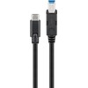 Goobay USB 3.0 cable 67986 1 m, Juodas