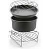 Gruzdintuvė OBH Nordica/Tefal Easy Fry priedų rinkinys, skirtas OBH Nordica XXL airfryer modeliams