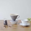 Hario V60 Dripper 02 keramikinis kavos filtras, pilkas