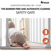 Hauck Clear Step Autoclose 2 -turvaportti, 75 - 80 cm, valkoinen + 21 cm jatkopala