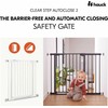 Hauck Clear Step Autoclose 2 apsauginiai vartai, 75 - 80 cm, balti