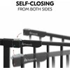 Hauck Clear Step Autoclose 2 -turvaportti, 75 - 80 cm, must
