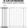 Hauck Safety Gate Extension 21 cm -turvaportin jatkopala, tummanharmaa