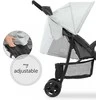 Hauck Shopper Neo II -matkarattaat, Pilkas
