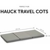 Hauck Sleeper patja, 60 x 120 cm, Pilkas