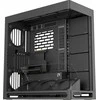 HAVN HS 420 VGPU PC-kompiuterio korpusas, Midi-Tower, E-ATX, Tempered Glass, PCIe 5.0 Riser Kabelis – juodos spalvos